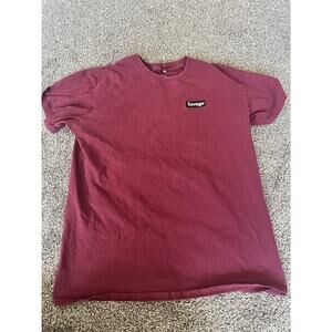Essex Savage T-Shirt Short Sleeve Size Medium Red Maroon W